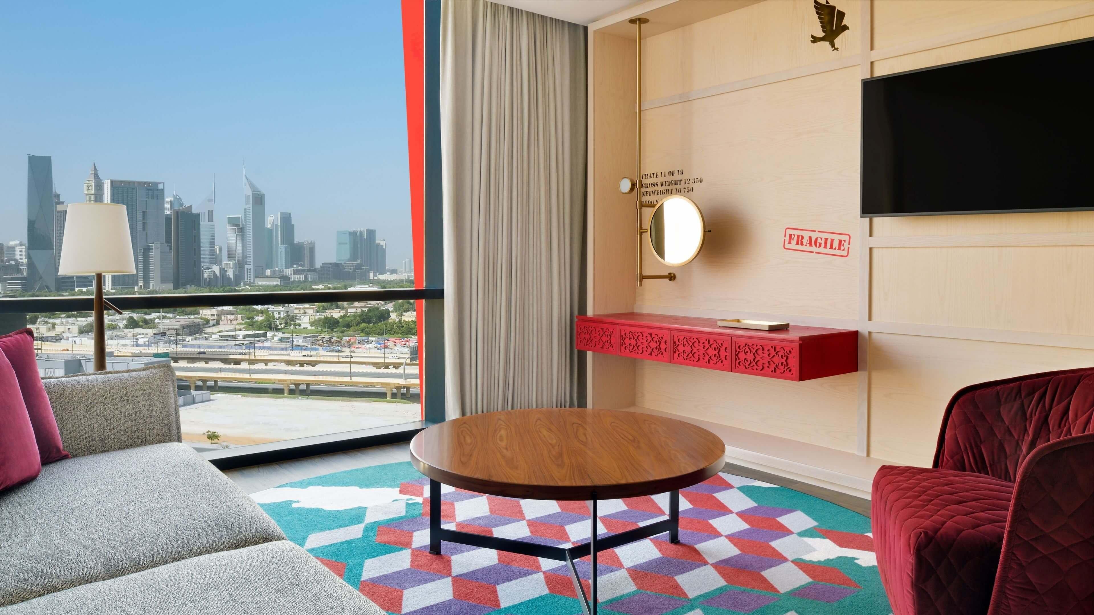 Hotel Indigo Dubai Downtown By Ihg Luaran gambar A room at the hotel